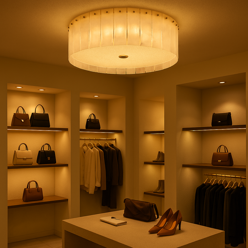 AlabasterGlow | Elegant Sculptural Flush Mount Ceiling Light 2