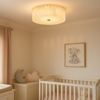 AlabasterGlow | Elegant Sculptural Flush Mount Ceiling Light 4