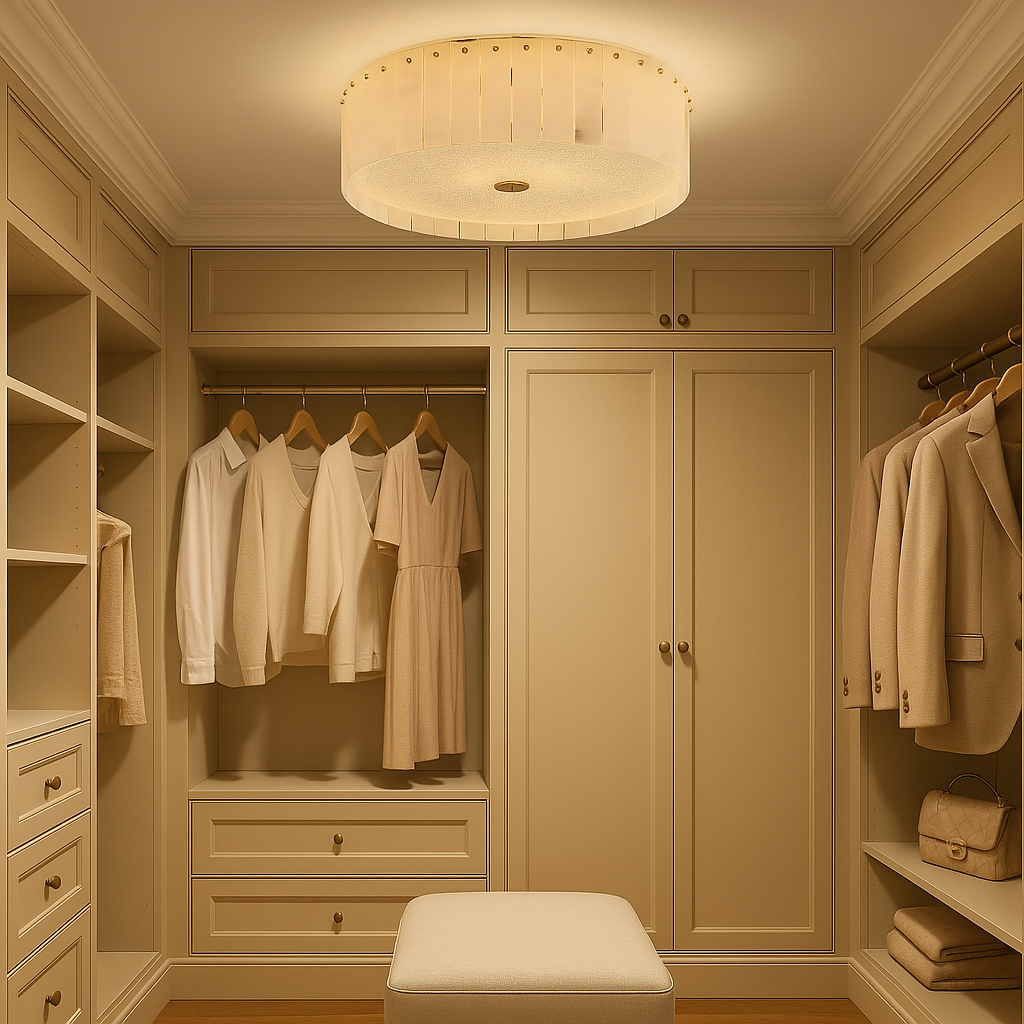 AlabasterGlow | Elegant Sculptural Flush Mount Ceiling Light 5
