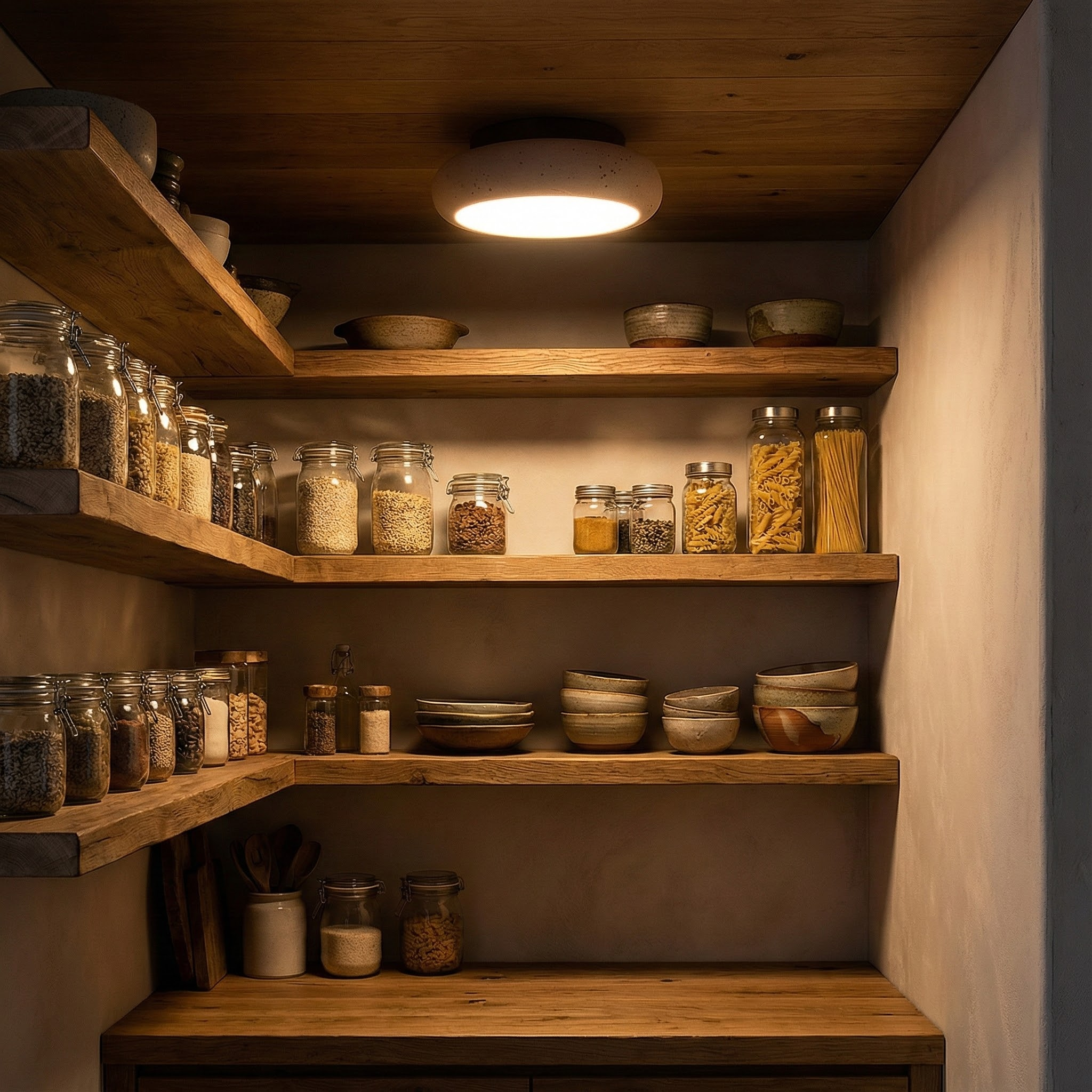 AlbaStone | Elegant Softly Rounded Flush Mount Ceiling Light Fixture 1