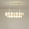 AleraGlow | Serene Modern Acrylic Dining Room Chandelier Light 0