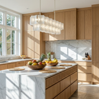 AleraGlow | Serene Modern Acrylic Dining Room Chandelier Light 1