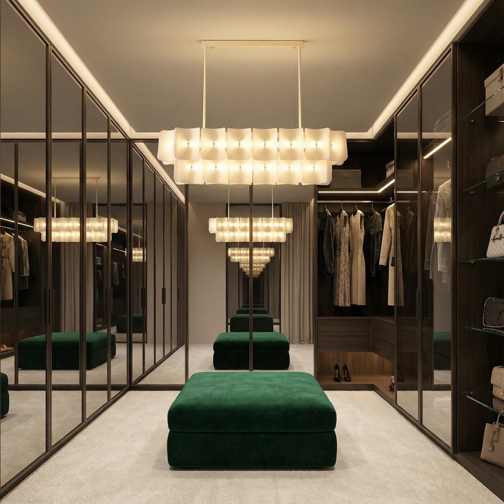 AleraGlow | Serene Modern Acrylic Dining Room Chandelier Light 4