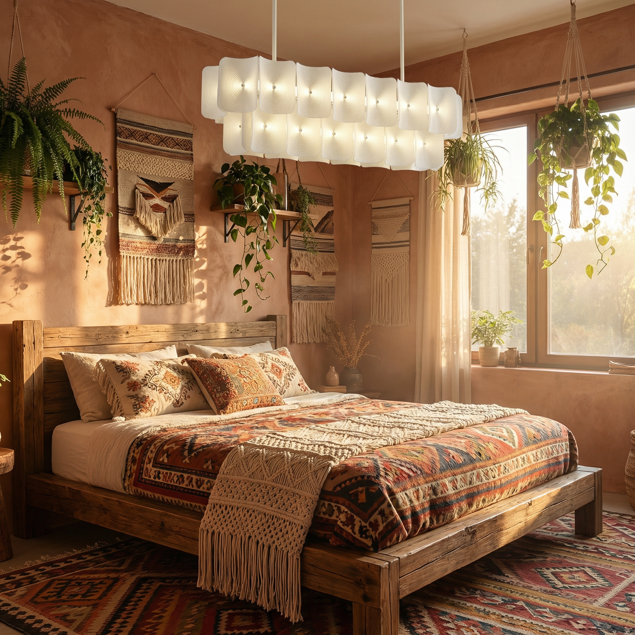 AleraGlow | Serene Modern Acrylic Dining Room Chandelier Light 5