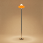 AylaGlow | Stylish Modern Glass Standing Floor Lamp with Warm Ambiance 0