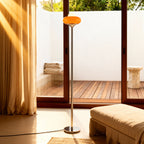 AylaGlow | Stylish Modern Glass Standing Floor Lamp with Warm Ambiance 3