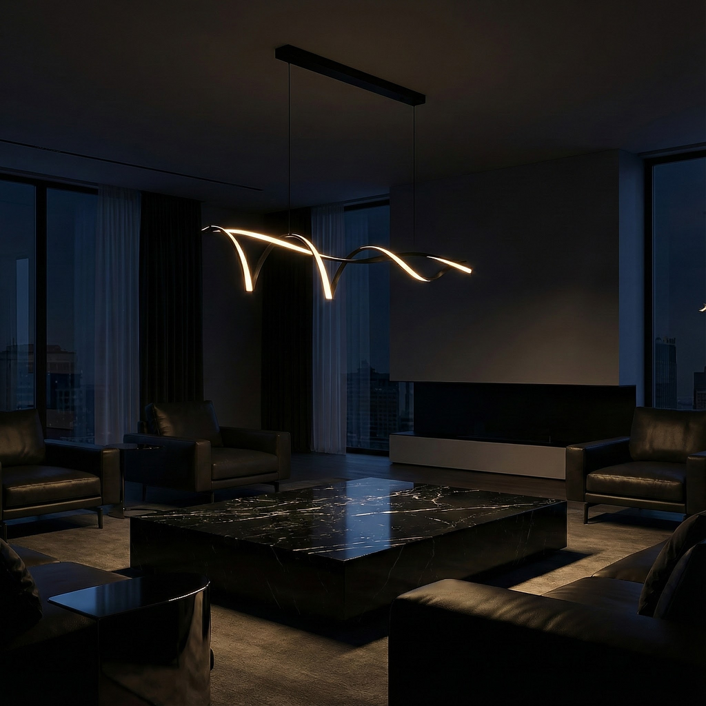 BlissWave | Stylish Modern LED Overhead Light Fixture for Ceiling 3