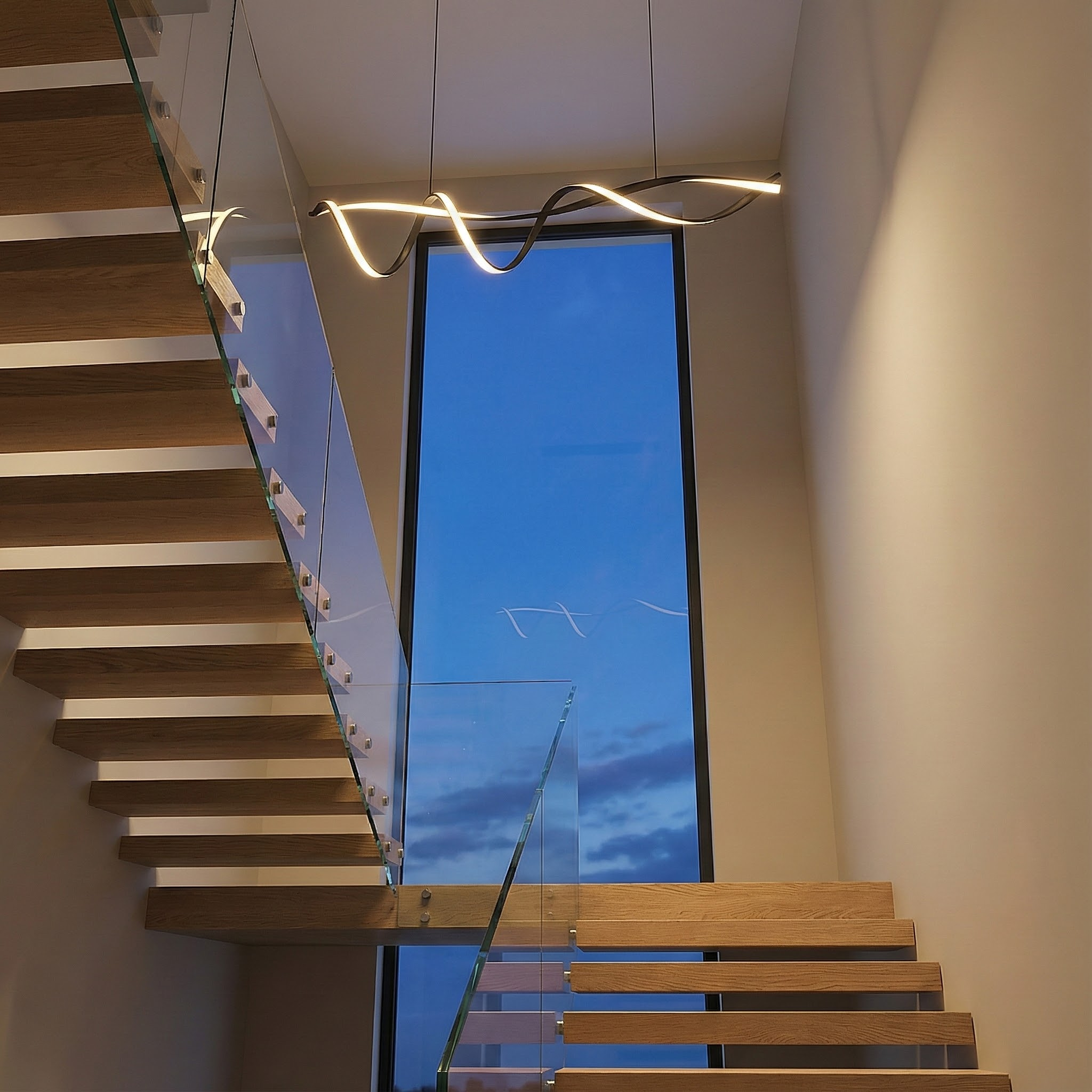 BlissWave | Stylish Modern LED Overhead Light Fixture for Ceiling 4