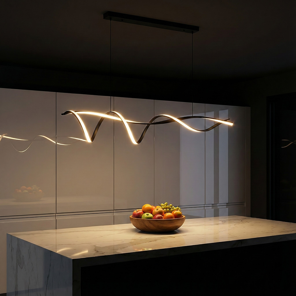 BlissWave | Stylish Modern LED Overhead Light Fixture for Ceiling 7