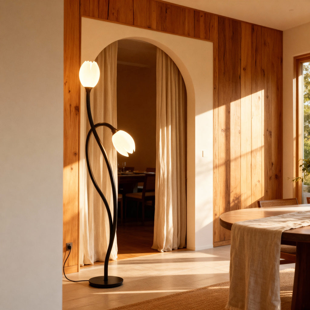 BotanicaGlow | Elegant Modern Table Lamp for Living Room or Bedroom 3