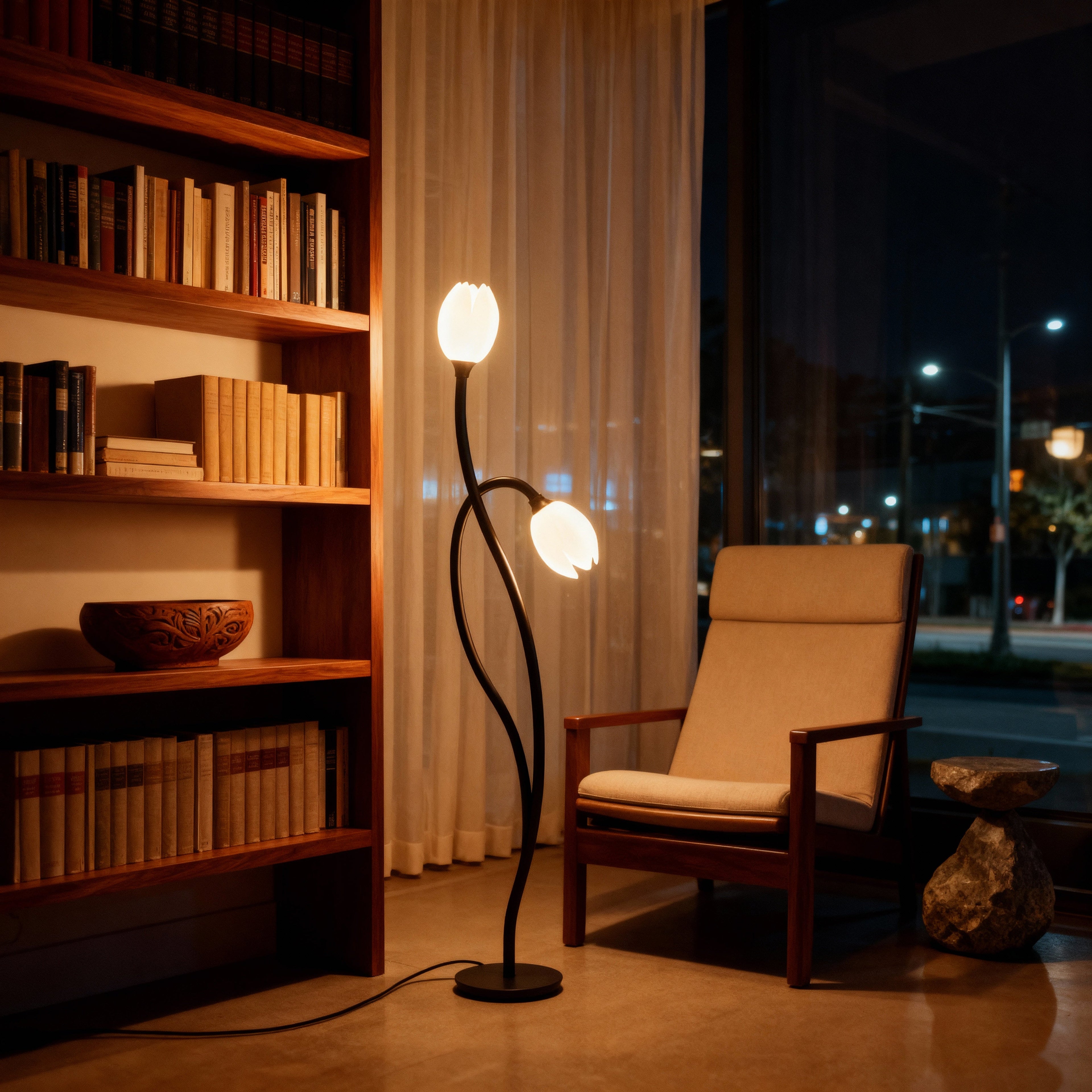 BotanicaGlow | Elegant Modern Table Lamp for Living Room or Bedroom 4