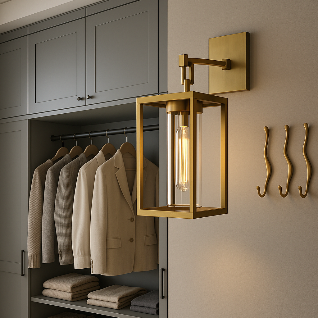 BrassAura | Elegant Modern Dimmable LED Wall Sconce Lighting 2