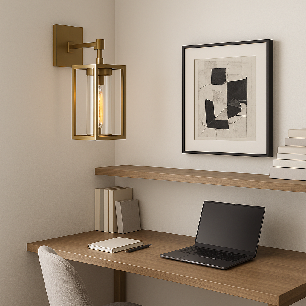 BrassAura | Elegant Modern Dimmable LED Wall Sconce Lighting 5