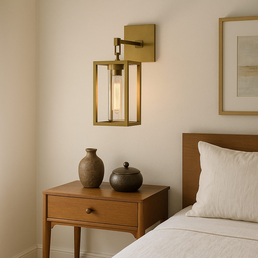BrassAura | Elegant Modern Dimmable LED Wall Sconce Lighting 6