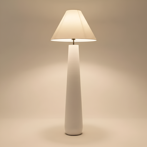 Brevi | Modern Minimalist Resin Standing Floor Lamp for Living Room 0