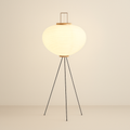 CadeLight | Serene Minimalist Japandi Tripod Floor Lamp for Living Room 0