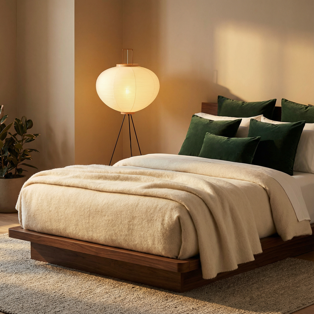 CadeLight | Serene Minimalist Japandi Tripod Floor Lamp for Living Room 4