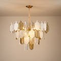 CadenceGlow | Elegant Gold Modern Chandelier Light for Dining Room 0