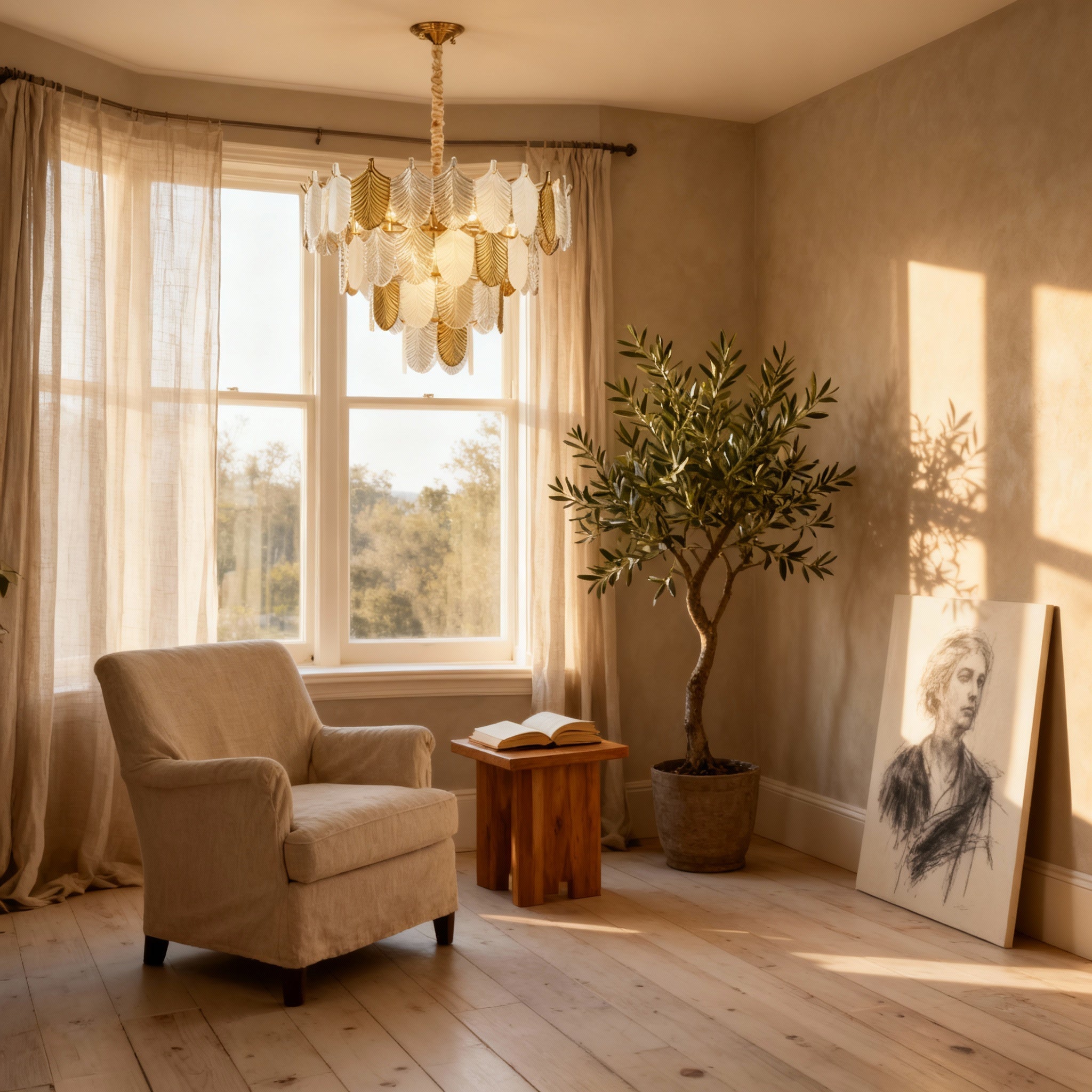 CadenceGlow | Elegant Gold Modern Chandelier Light for Dining Room 7