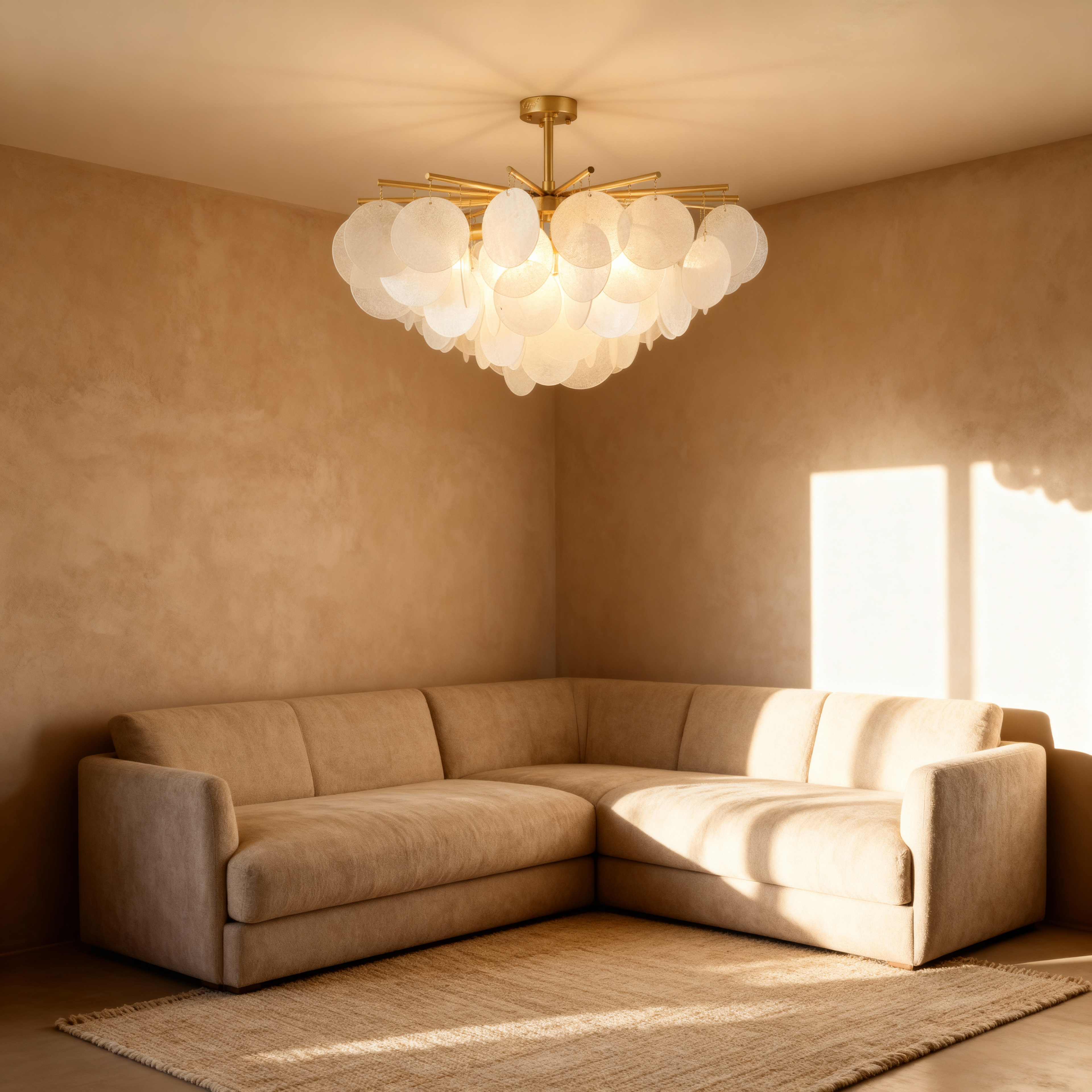 CalaGlow | Elegant Modern Gold Chandelier Light for Dining Room Spaces 3