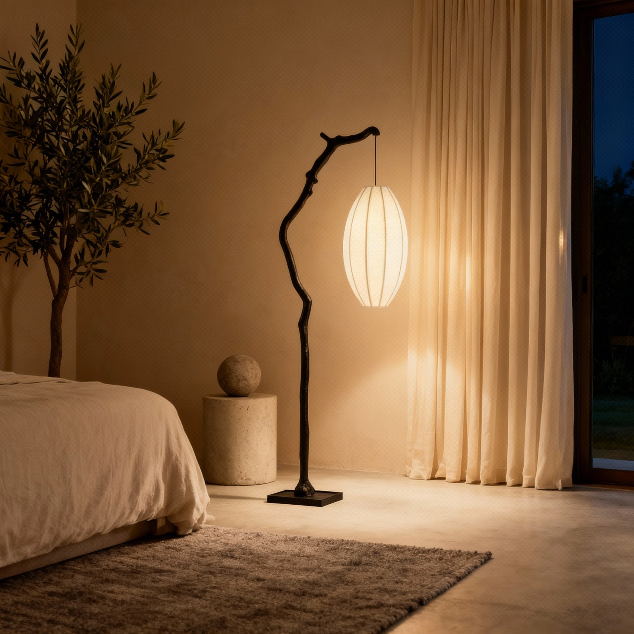 CavonLight | Modern Elegant Japandi Style Floor Lamp for Living Room 2