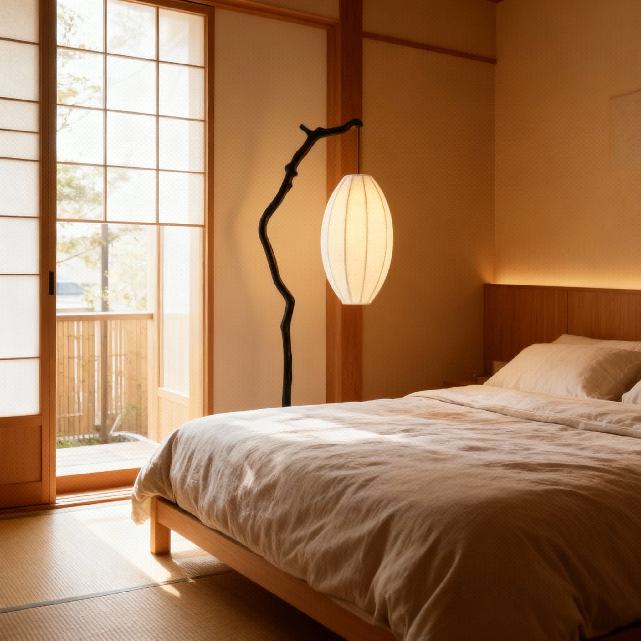 CavonLight | Modern Elegant Japandi Style Floor Lamp for Living Room 4
