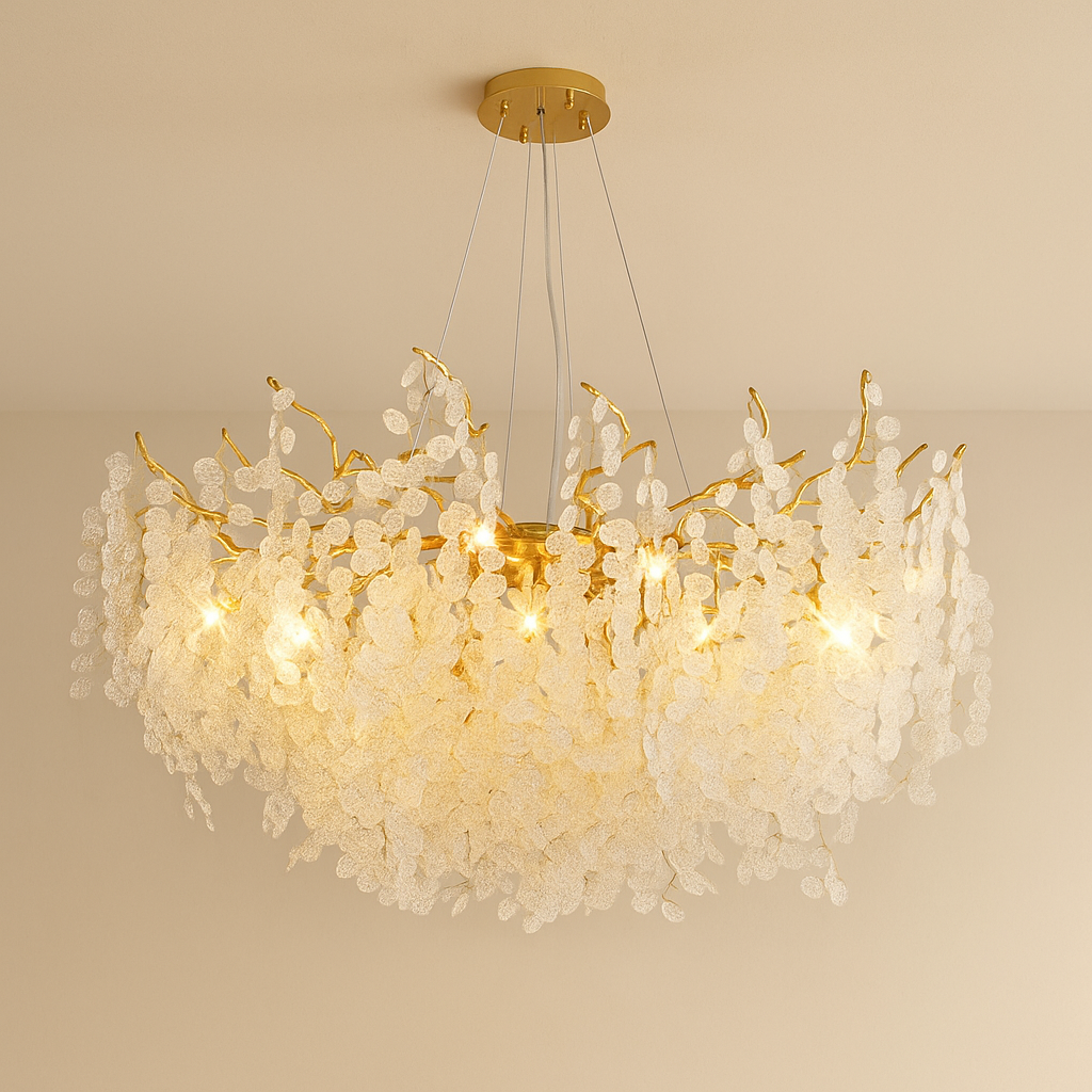 CrystalCascade | Elegant Modern Crystal Chandelier for Dining Room 0