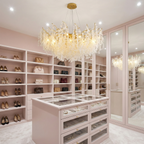 CrystalCascade | Elegant Modern Crystal Chandelier for Dining Room 6