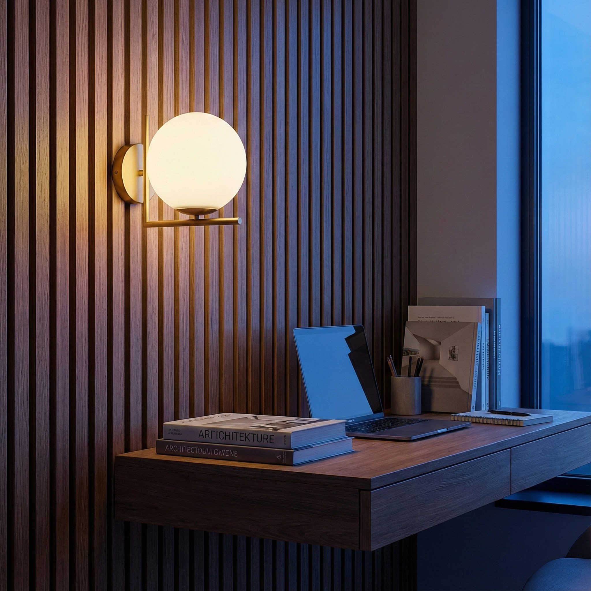 Dara | Modern Elegant Wall Sconce Lighting with Frosted Globe Design 3