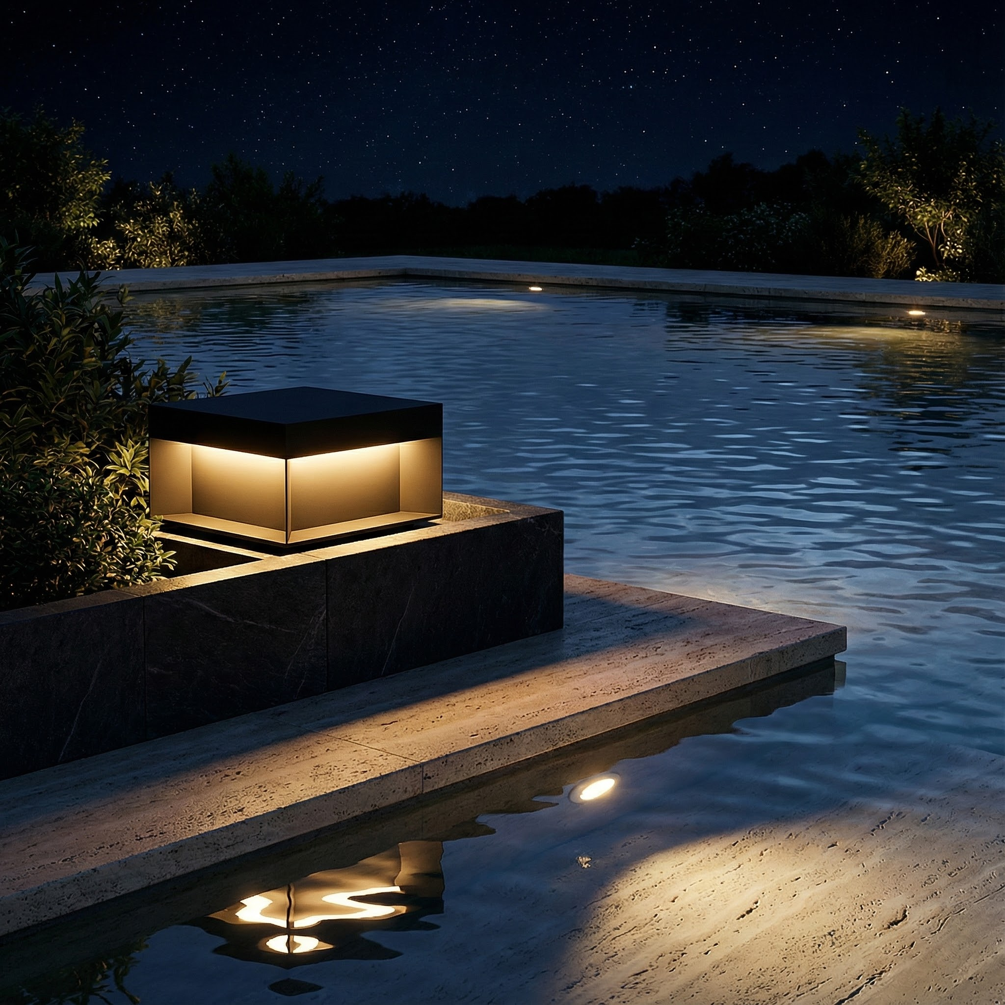 EliosCube | Modern Elegant Solar Outdoor Lighting Fixture for Gardens 1
