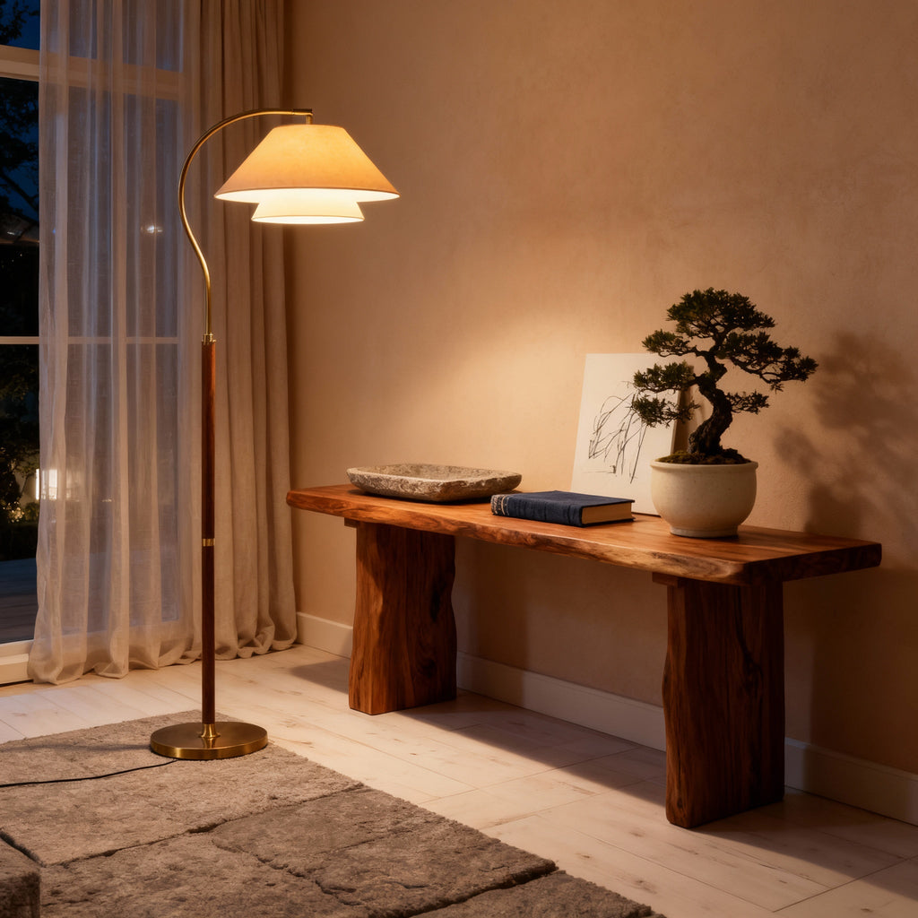 Ivenwood | Elegant Modern Floor Lamp for Living Room Ambient Lighting 6