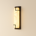 KanneLux | Elegant Vertical Wall Sconce Light with Marble Effect 0