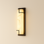 KanneLux | Elegant Vertical Wall Sconce Light with Marble Effect 0
