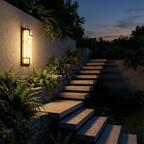 KanneLux | Elegant Vertical Wall Sconce Light with Marble Effect 4
