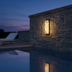 KanneLux | Elegant Vertical Wall Sconce Light with Marble Effect 5
