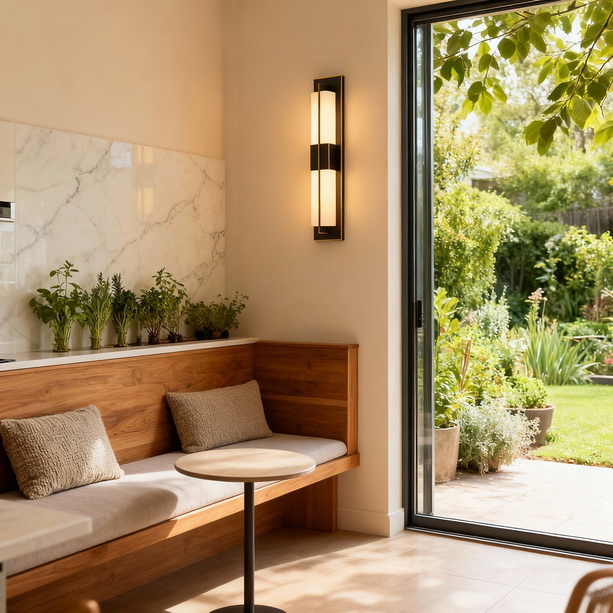 KeriaLight | Contemporary Waterproof Vertical Wall Sconce for Indoor Outdoor Use 6