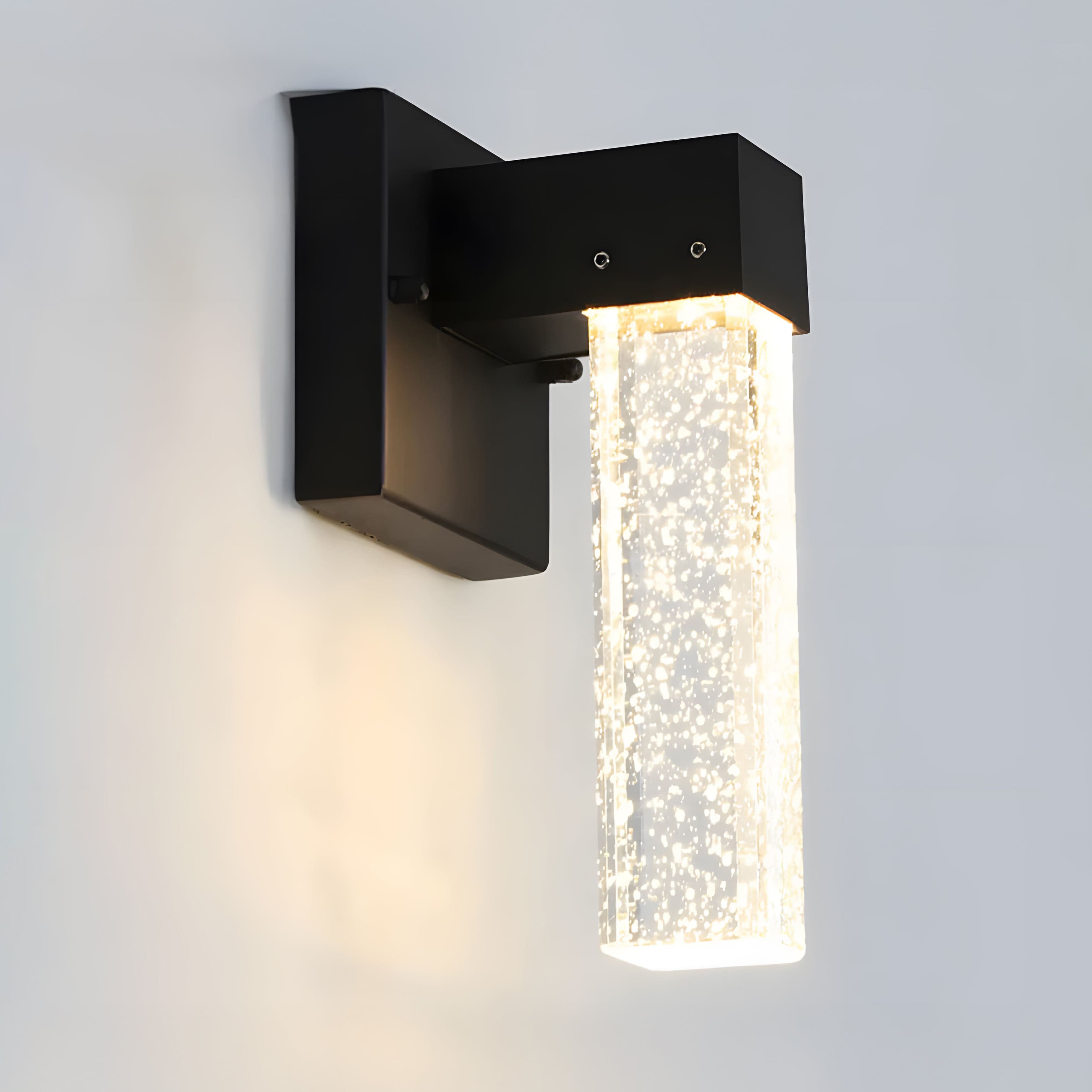 Luminara | Elegant Aluminum Crystal Outdoor Wall Light Sconce 5