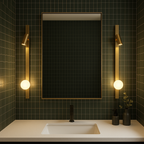 Luminara | Elegant Modern Metal Wall Sconce with Glass Globe Light 5