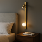 Luminara | Elegant Modern Metal Wall Sconce with Glass Globe Light 7