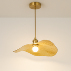 Luminara | Sleek Elegant Brass Flush Mount Ceiling Light Fixture 0
