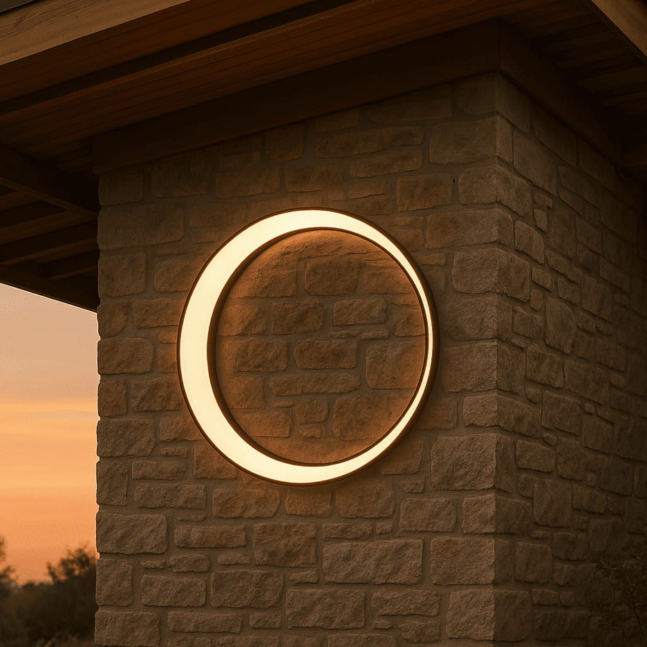 Lunara | Modern Sleek Outdoor Light Fixture for House Entryways 3