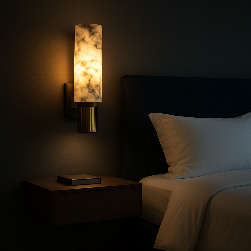 MarbleGlow | Elegant Art Deco Inspired Wall Sconce Light Fixture 3