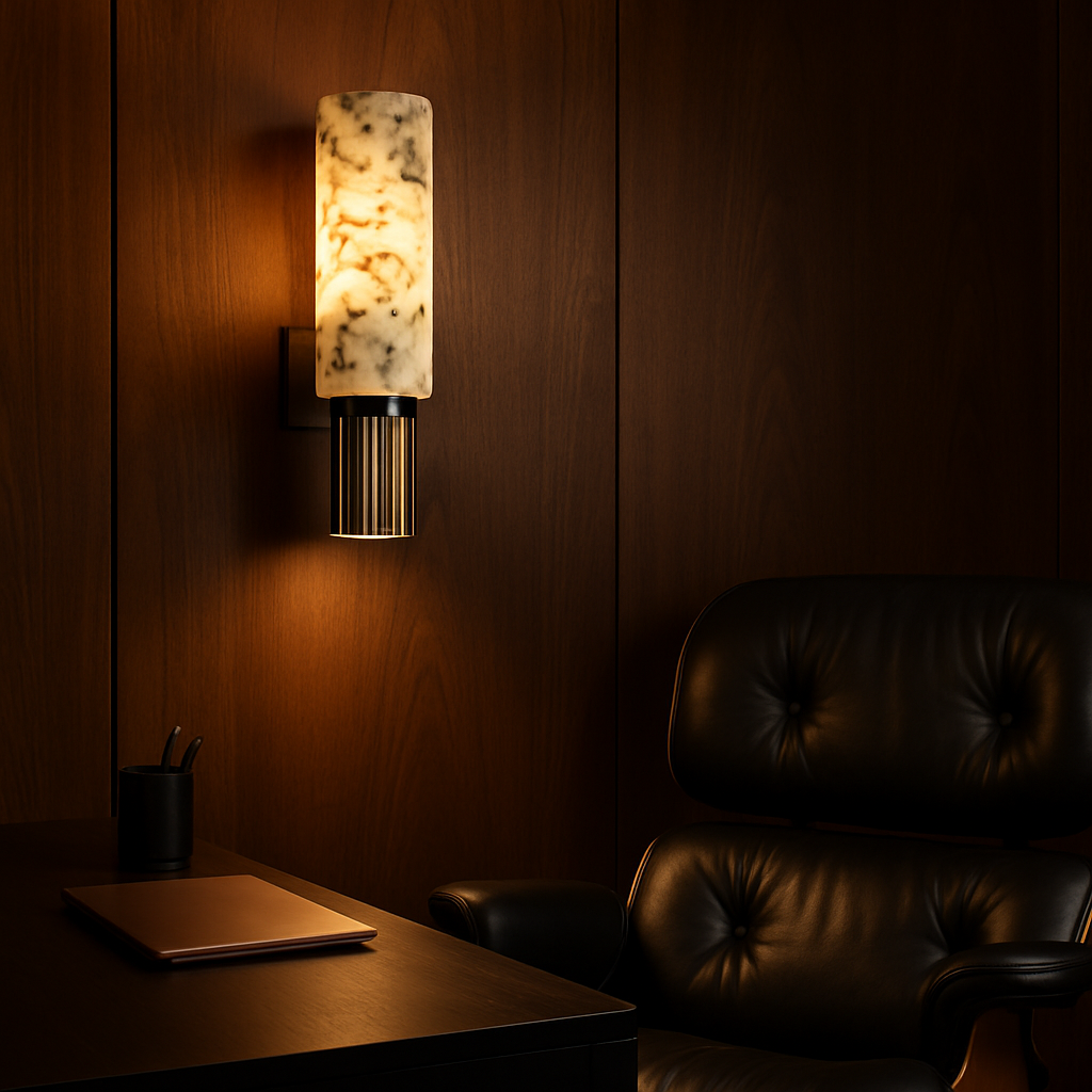 MarbleGlow | Elegant Art Deco Inspired Wall Sconce Light Fixture 5