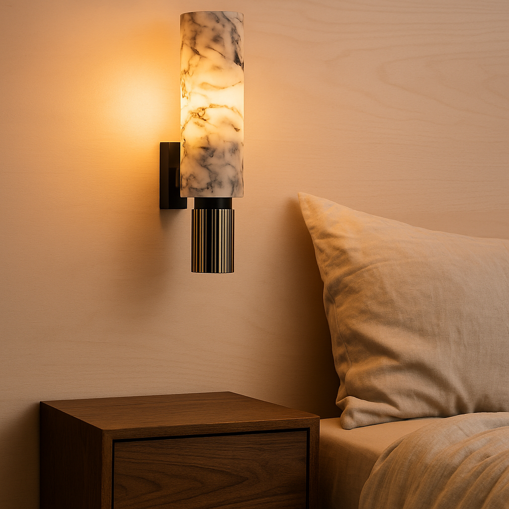 MarbleGlow | Elegant Art Deco Inspired Wall Sconce Light Fixture 6