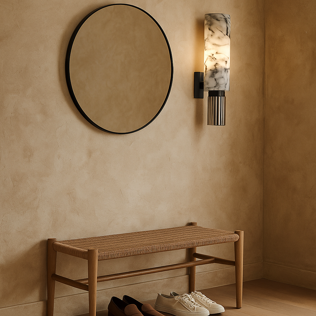 MarbleGlow | Elegant Art Deco Inspired Wall Sconce Light Fixture 7