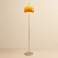 MediterraneanGlow | Sleek Modern Black Floor Lamp with Remote Control 0