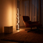 MoraFlow | Modern Sculptural Matte Metal Living Room Light Fixture 7