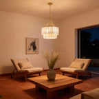 NyraShell | Elegant Modern Capiz Shell Dining Room Chandelier 1