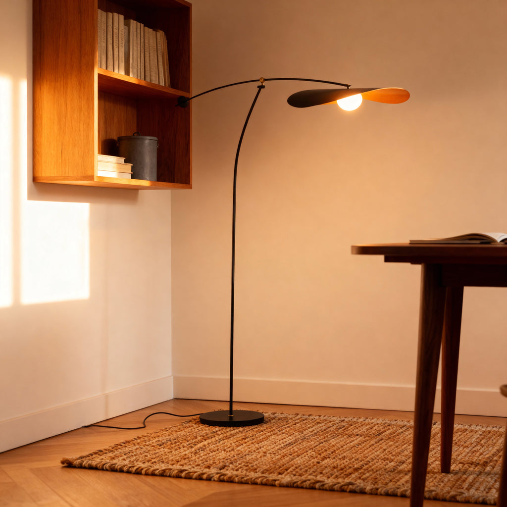 PetalArc | Modern Elegant Arc Floor Lamp for Living Room Lighting 6