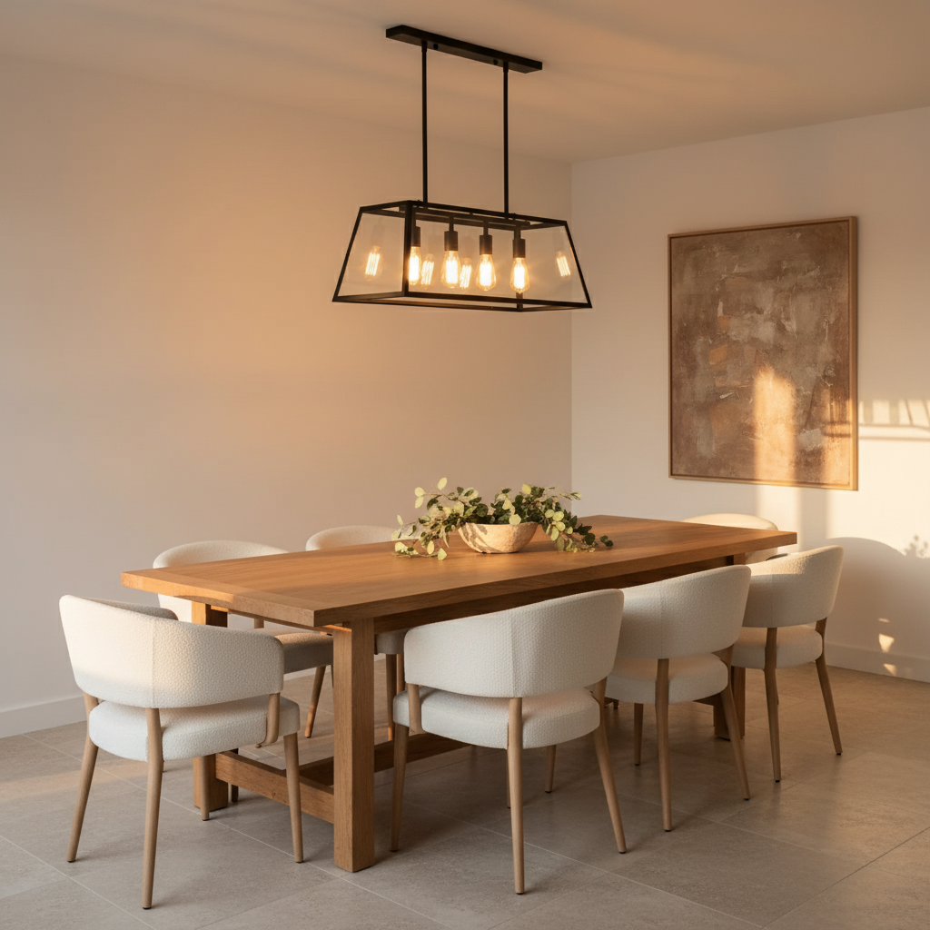 Renova | Sleek Black Glass Kitchen Pendant Lighting Fixture 4